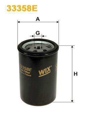 WIX FILTERS Polttoainesuodatin 33358E